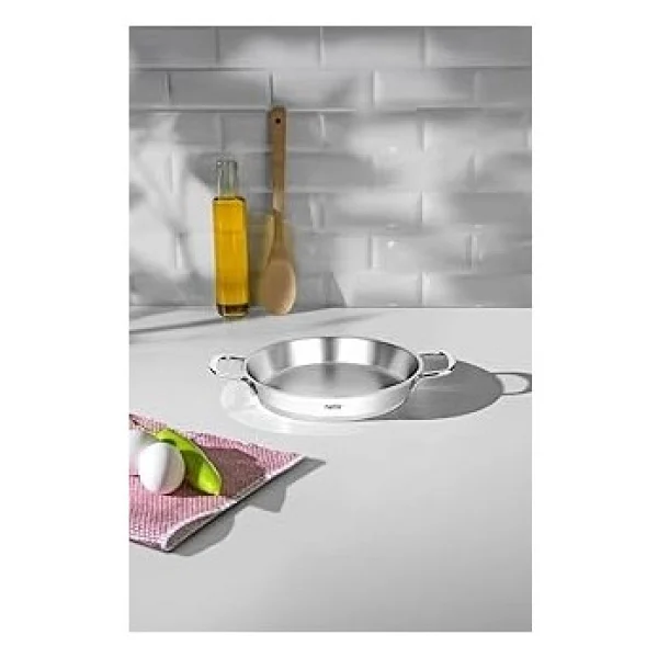 Nehir Silver İtalyan Omlet 18 cm Çelik Sahan - Görsel 2
