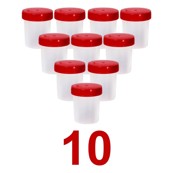 ATEL-SAN Idrar Numune Kabı Steril-100 Ml - 10 Adet - Görsel 4