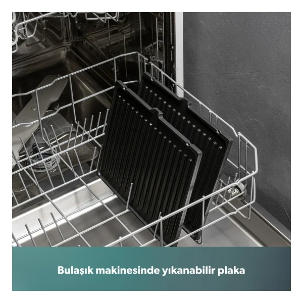 Homend Grilliant 1344H Inox 2000 W Izgara ve Tost Makinesi - Görsel 10