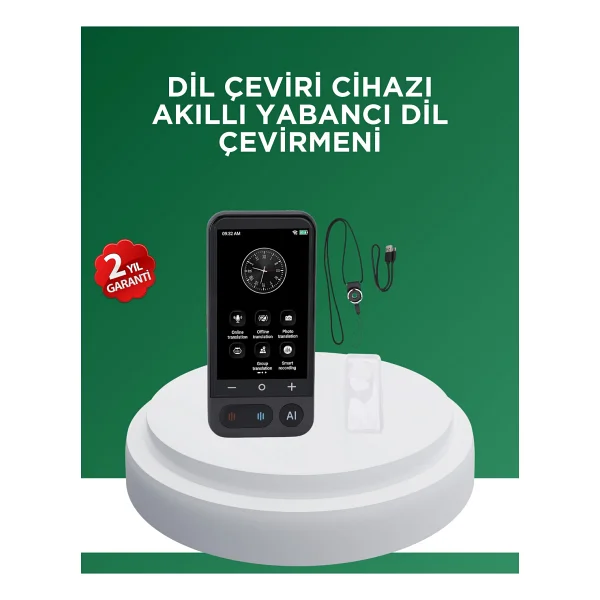 Zenvia 139 Dil Destekli Taşınabilir Sesli Çevirmen Cihazı - Görsel 6