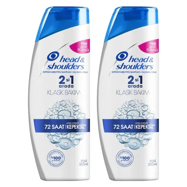 Head & Shoulders Klasik Bakım 2'si 1 Arada 350 ml 2 Adet Kepek Şampuanı - Görsel 2
