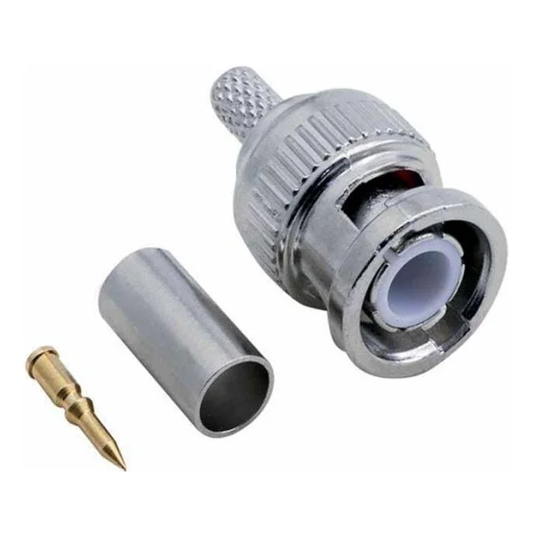 BNC Fiş Erkek Sıkmalı Konnektör RG 58 Tip - Görsel 2