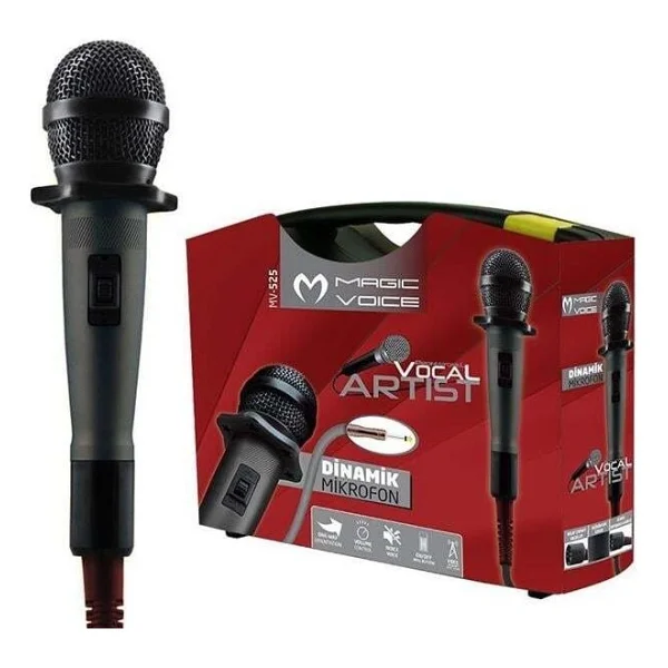 Magicvoice MV-525 Profesyonel Dinamik Kablolu El Mikrofonu - Görsel 6