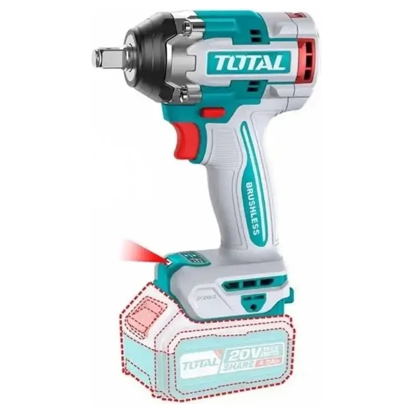 Total Tools TIWLI2050E Çift Akülü 4 Ah Somun Sıkma Makinesi - Görsel 4