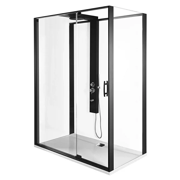 Vitra 56920022000 Zest Kompakt Duş Ünitesi Mat Siyah (Sağ) - Görsel 3