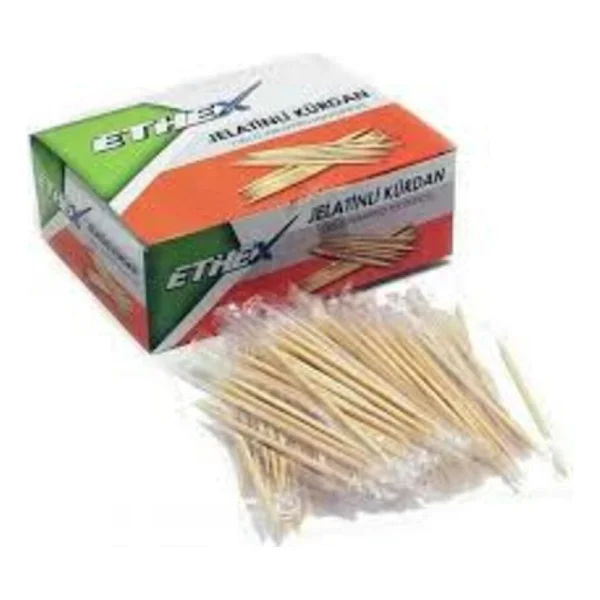 Ethex Jelatinli Bambu Kürdan 500 Lü x 50 Paket (1 Koli) - Görsel 4