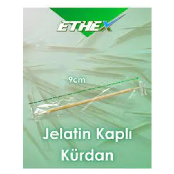 Ethex Jelatinli Bambu Kürdan 500 Lü x 50 Paket (1 Koli) - Görsel 3