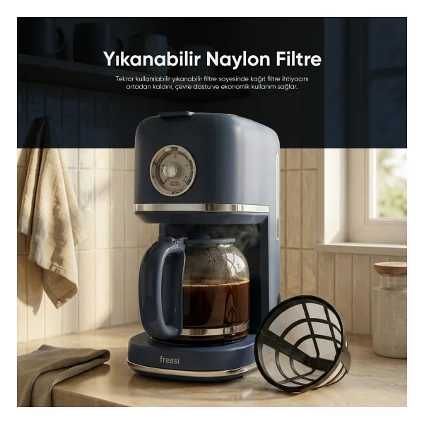 Fressi Urban FR-FC1015 Filtre Kahve Makinesi - Görsel 6