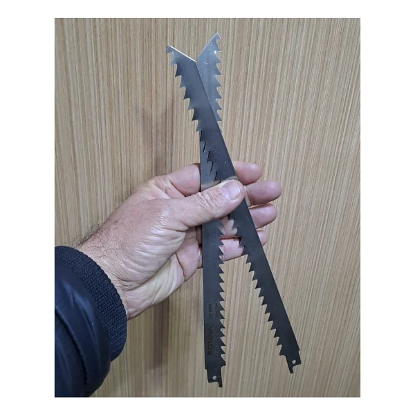 Depolife Tilki Kuyruğu Testeresi Kemik Kesme Ahşap Buz Plastik Kesme Ucu Paslanmaz Çelik 300Mm (30Cm) 2 Adet - Görsel 3