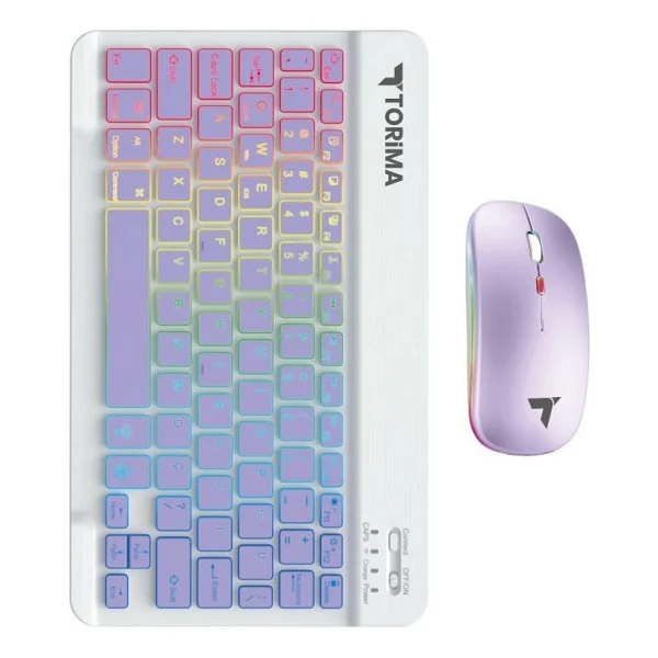 Torima TMK-09 Mor RGB Kablosuz Klavye Mouse Seti - Görsel 6