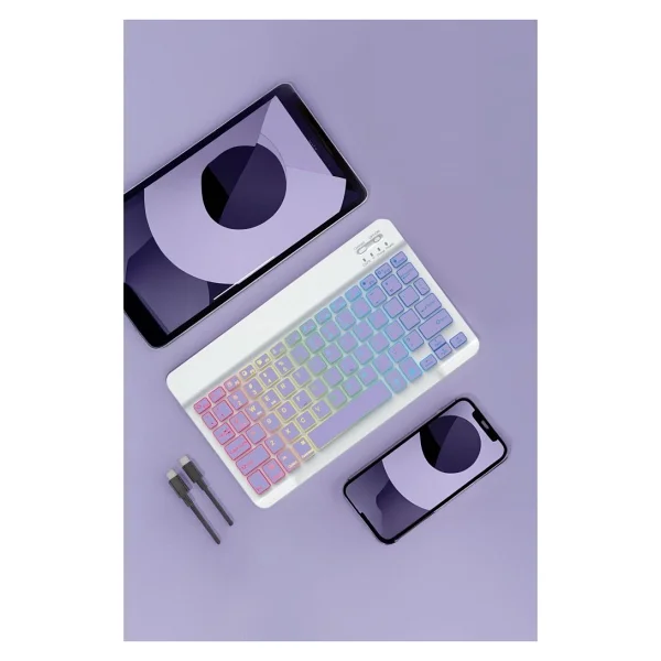 Torima TMK-09 Mor RGB Kablosuz Klavye Mouse Seti - Görsel 10