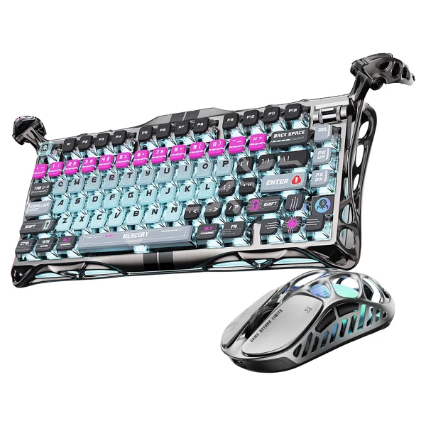 GravaStar Mercury V75 Pro Kablolu Oyuncu Klavyesi + XPro Kablosuz Oyuncu Mouse - Görsel 9