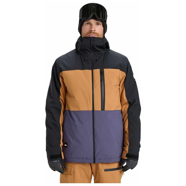 Quiksilver EQYTJ03503-SYCAMORE Block 20K Jk Kahverengi Normal Erkek Kayak Montu - Görsel 2