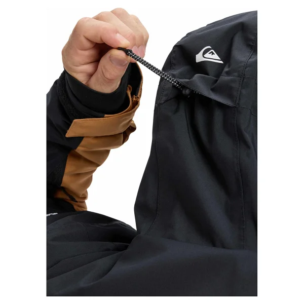 Quiksilver EQYTJ03503-SYCAMORE Block 20K Jk Kahverengi Normal Erkek Kayak Montu - Görsel 4