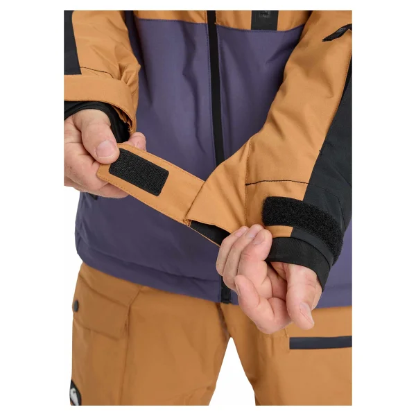 Quiksilver EQYTJ03503-SYCAMORE Block 20K Jk Kahverengi Normal Erkek Kayak Montu - Görsel 5