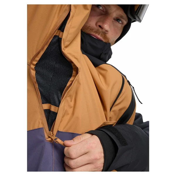 Quiksilver EQYTJ03503-SYCAMORE Block 20K Jk Kahverengi Normal Erkek Kayak Montu - Görsel 8