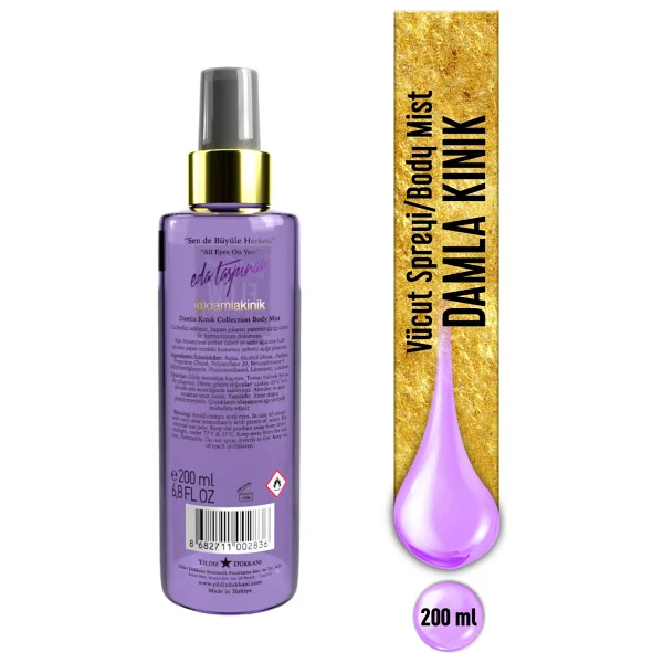 Eda Taşpınar Squad Flow Damla Kınık Collection 200 ml Kadın Vücut Spreyi - Görsel 2