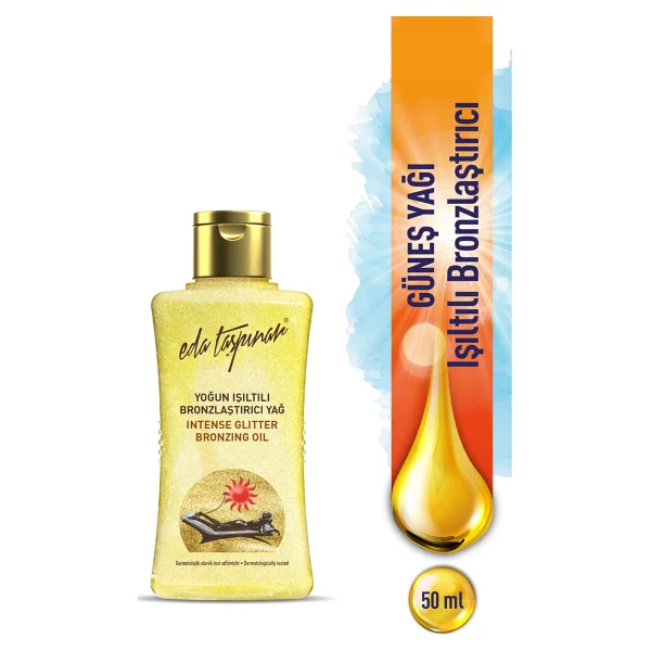 Eda Taşpınar Yoğun Işıltılı 50 ml Bronzlaştırıcı Yağ - Görsel 5