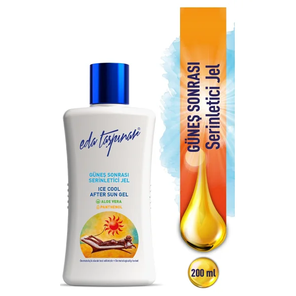 Eda Taşpınar Güneş Sonrası Buz Etkili Serinletici Jel 200 ml - Görsel 3