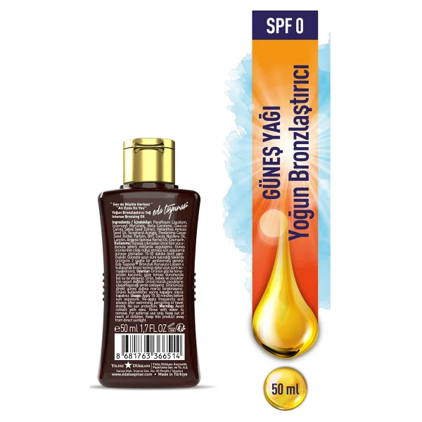 Eda Taşpınar Yoğun 50 ml Bronzlaştırıcı Yağ - Görsel 8