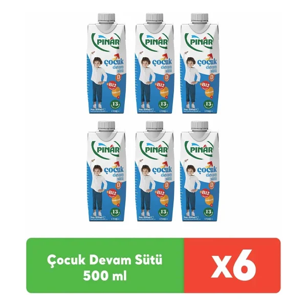 Pınar Çocuk Devam Bebek Mamasıü 500 ml x 6 adet - Görsel 8