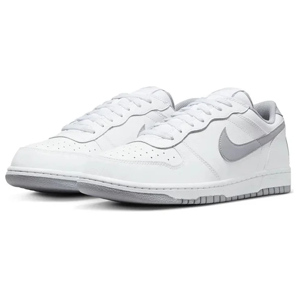Nike Big Low 355152-106 Beyaz-Gümüş Erkek Sneaker - Görsel 3