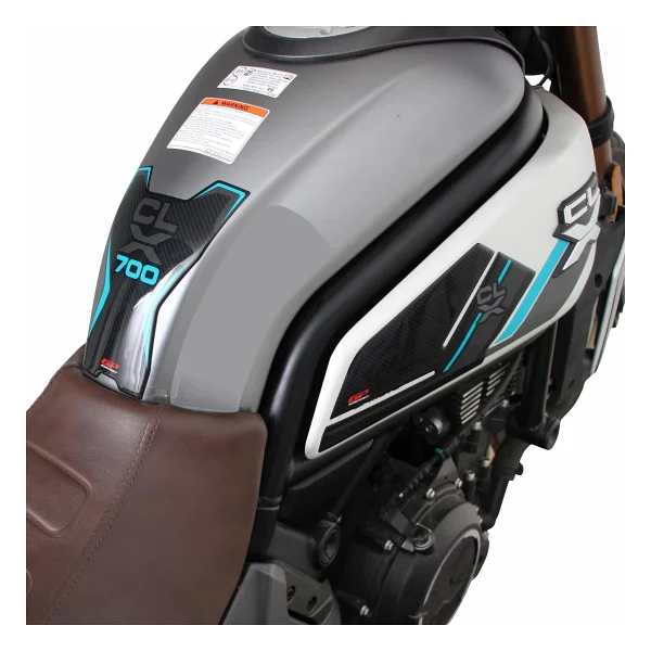 Gp Kompozit Cf Moto 700 Cl-x 2022-2024 Uyumlu Tank Pad Seti Sarı - Görsel 5