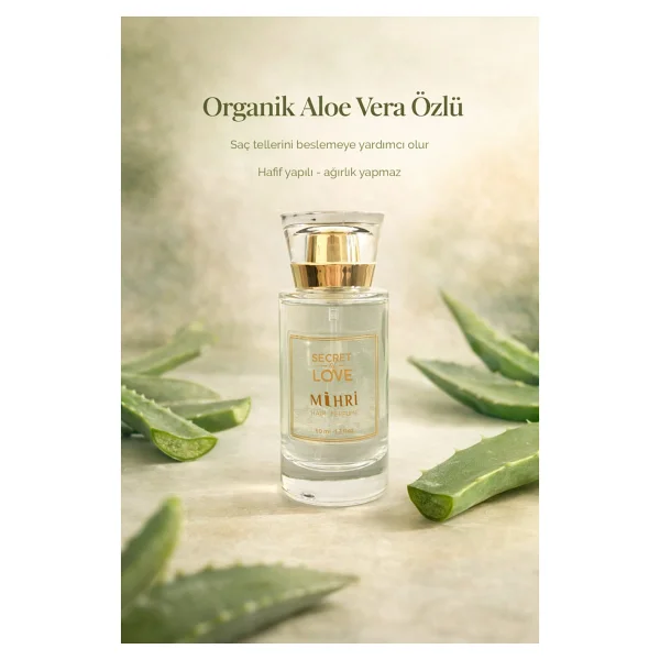 Secret Of Love Mihri Organik Aloe Vera Özlü Vitaminli Saç Parfümü 50 ml - Görsel 2