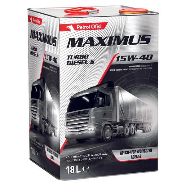 Petrol Ofisi Maximus Turbo Diesel S 15W-40 18 lt Motor Yağı - Görsel 2