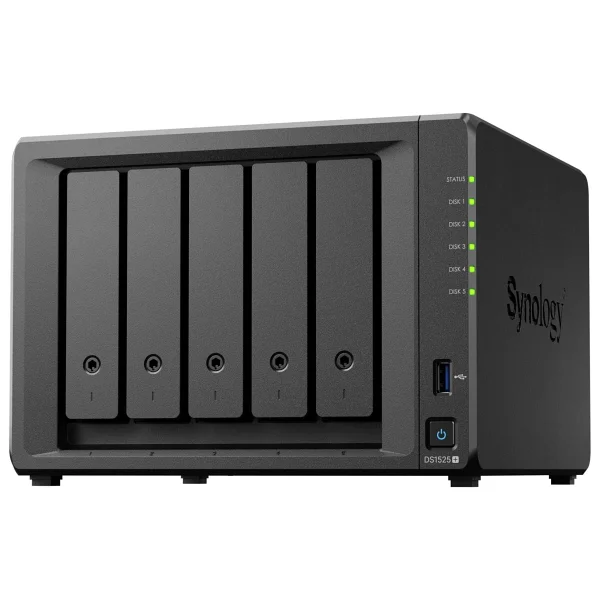 Synology DS1525PLUS 8GB 5 Bay 2xGLAN Depolama Ünitesi - Görsel 3