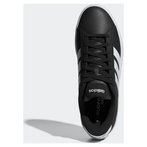 Adidas Grand Court 3.0 IH1473 Siyah-Beyaz Erkek Sneaker - Görsel 4