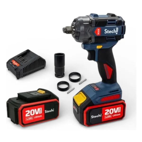 StechEnd SX35 Çift Akülü 4 Ah Darbeli Somun Sıkma Makinesi - Görsel 5
