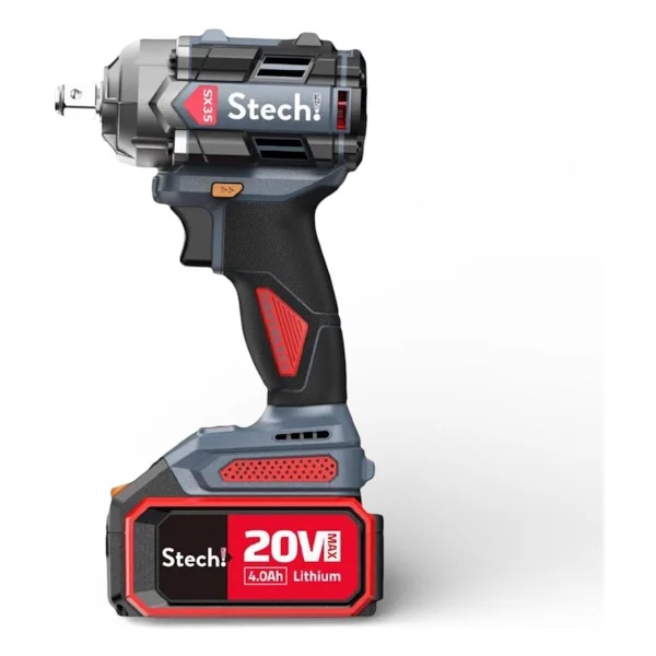 StechEnd SX35 Çift Akülü 4 Ah Darbeli Somun Sıkma Makinesi - Görsel 6