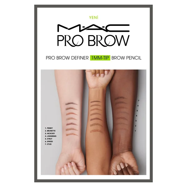 M.A.C Pro Brow Definer 1MM Tip Strut Kaş Kalemi - Görsel 4