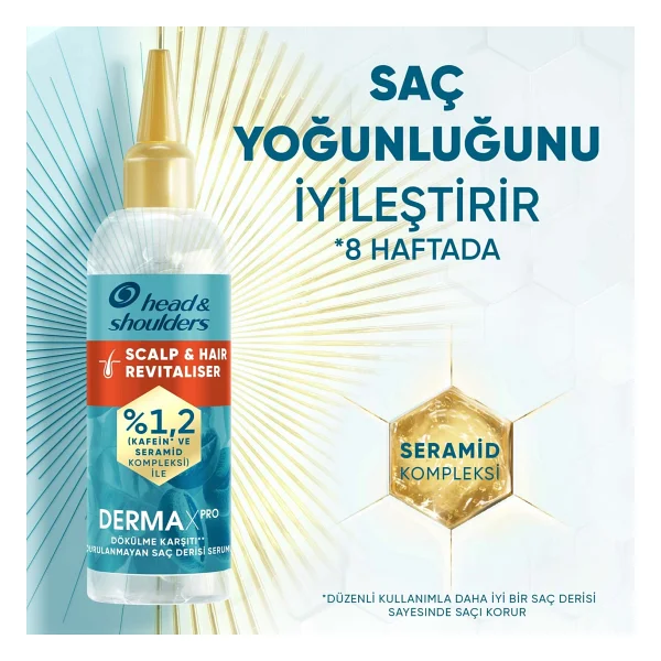 Head & Shoulders Dermaxpro Scalp Revitaliser Dökülmeye Karşı 145 ml Saç Serumu - Görsel 4