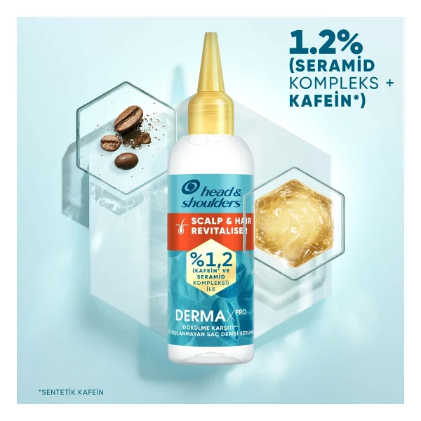 Head & Shoulders Dermaxpro Scalp Revitaliser Dökülmeye Karşı 145 ml Saç Serumu - Görsel 6