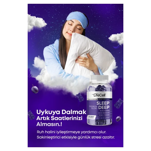 Lifecell Sleep Deep 60 Gummies - Görsel 5