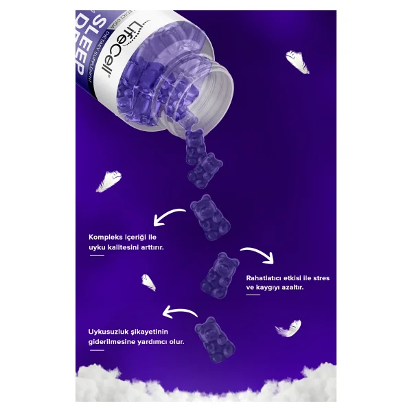 Lifecell Sleep Deep 60 Gummies - Görsel 6