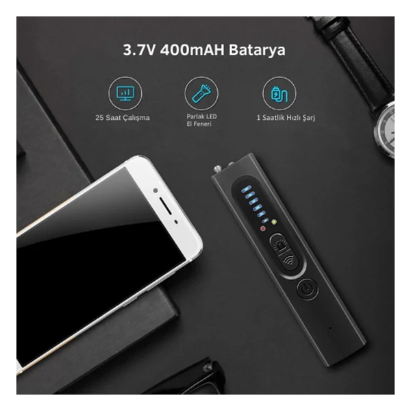 Apera X13 Kamera Dedektörü, Gizli Cihaz Gps Dedektörü, Gizlilik Koruyucu Rf Kablosuz Sinyal Tarayıcı - Görsel 2