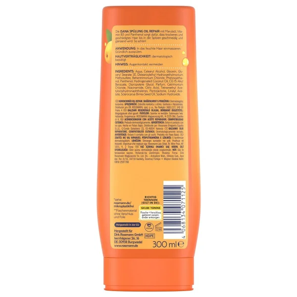 Isana Marula Yağı 300 ml Saç Kremi - Görsel 5