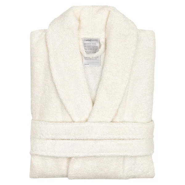 Yataş Esna Bornoz, %60 Pamuk - %40 Bambu - Ekru - L - XL - Görsel 5