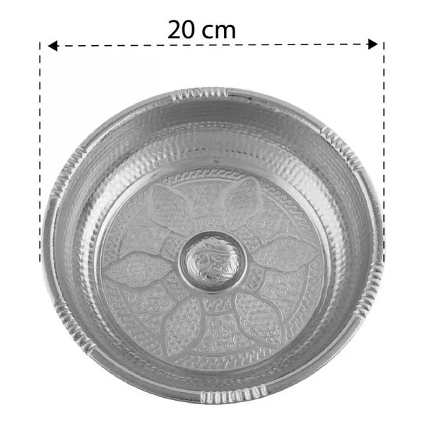 EMFA AKSESUAR Krom Eskitme Kurna Seti - Hamam Muslukları Seti 2 AdetKrom Musluk 1 Adet Ağır Hamam Tası - Görsel 2