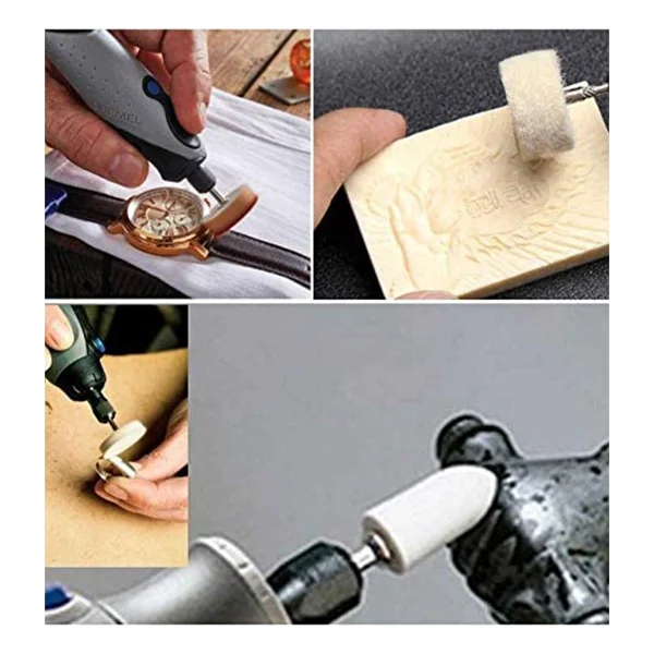 Depolife Dremel Vb. Uyumlu 13 Parça Keçe Mandren Seti - Görsel 3