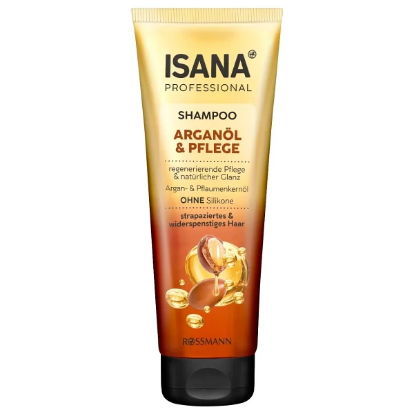 Isana Professional Yıpranmış Kuru Saçlar için Argan Yağlı Şampuan 250 ml - Görsel 2