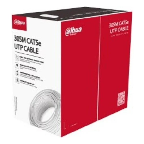 DAHUA Cat6 Beyaz Utp Data Kablosu Saf Bakır (305M) - Görsel 2
