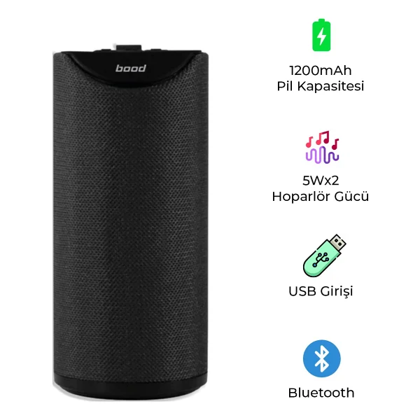Bood SH-23 Bluetooth Hoparlör - Görsel 7