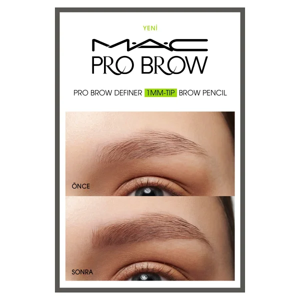 M.A.C Pro Brow Definer 1 MM Tip Omega Kaş Kalemi - Görsel 2
