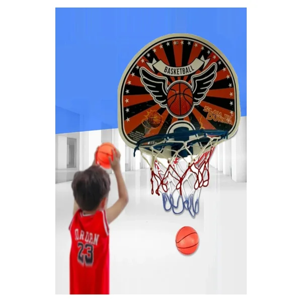 Hyd Basketbol Potası Mini Sepet Basketbol Çemberi Sepeti Panyası Oyuncak Çocuk Duvar Basketbol Oyun Seti - Görsel 2