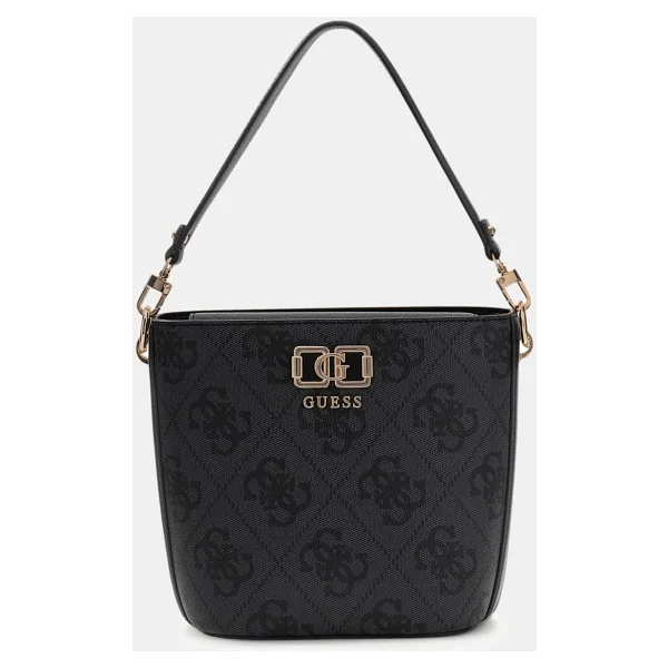 Guess Karnilla Logolu Büzgülü Kadın Antrasit El Çantası HWOS9901010-CLO - Görsel 6