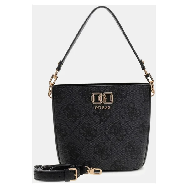 Guess Karnilla Logolu Büzgülü Kadın Antrasit El Çantası HWOS9901010-CLO - Görsel 3